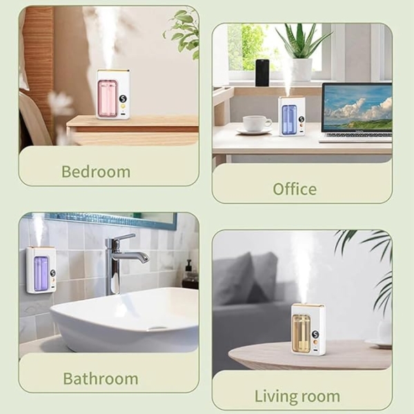 Gardenia Smart Wall Diffuser – Automatic Essential Oil Humidifier with Digital Timer - Image 4