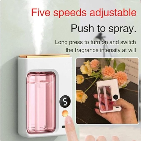 Gardenia Smart Wall Diffuser – Automatic Essential Oil Humidifier with Digital Timer - Image 6